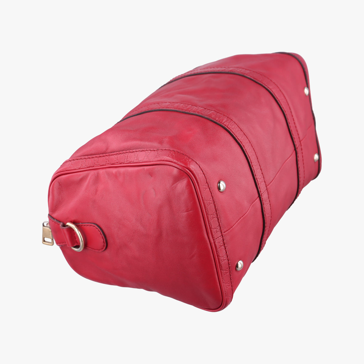 Pre-owned Gucci Sherry Line Red Leather 247205 shoulderbag | stylenewstar