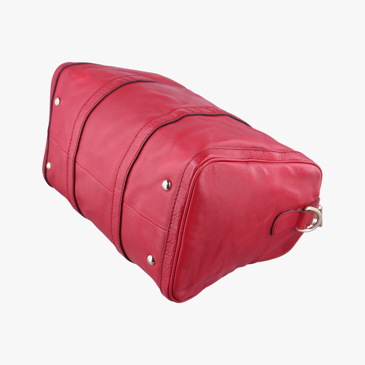 Pre-owned Gucci Sherry Line Red Leather 247205 shoulderbag | stylenewstar