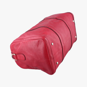 Pre-owned Gucci Sherry Line Red Leather 247205 shoulderbag | stylenewstar