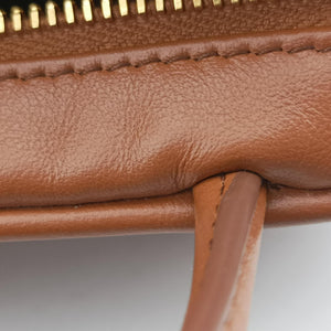 Pre-owned Miu Miu Beau Micro Brown Leather  handbag | stylenewstar