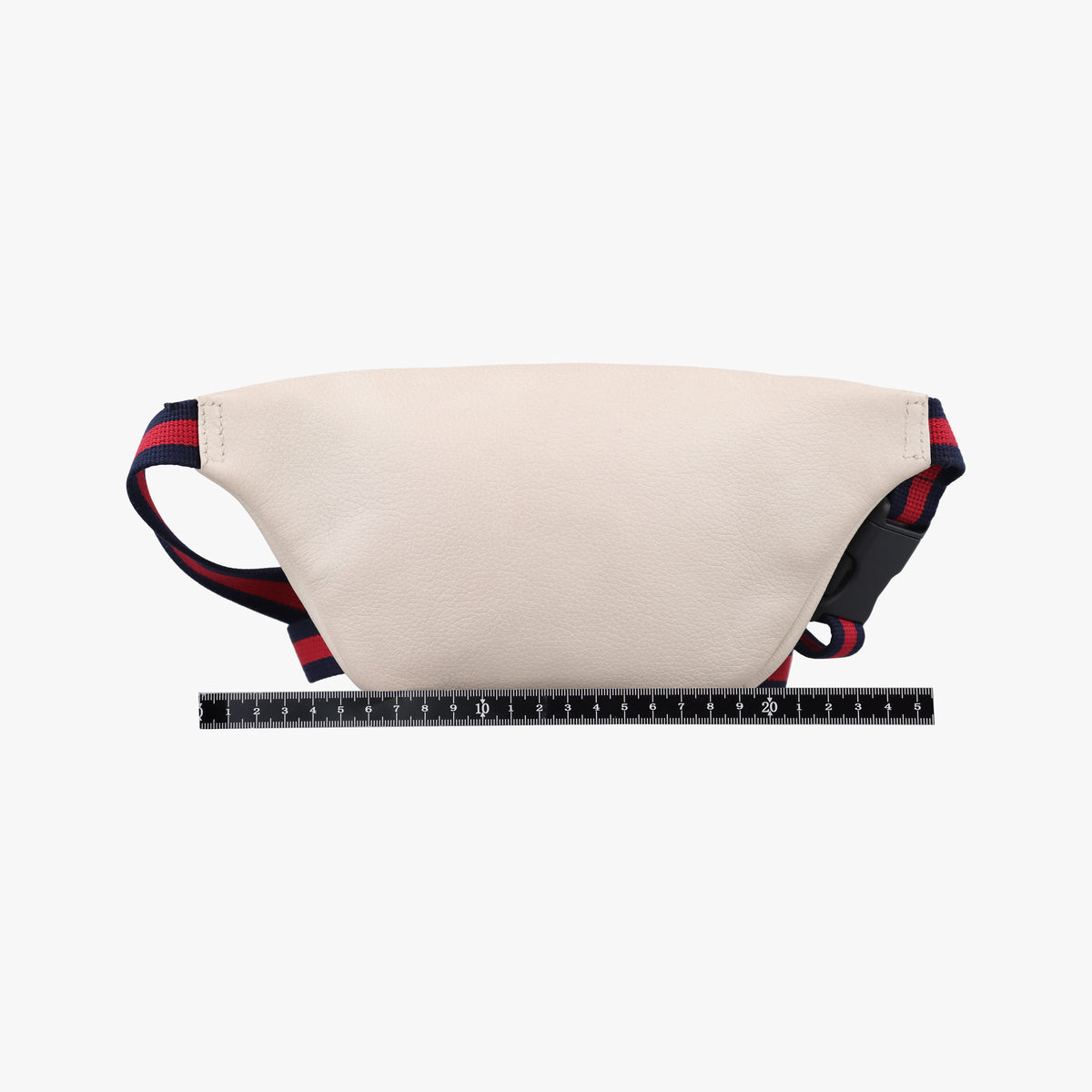 Pre-owned Gucci Print White Leather 527792 bum bag/waist bag | stylenewstar
