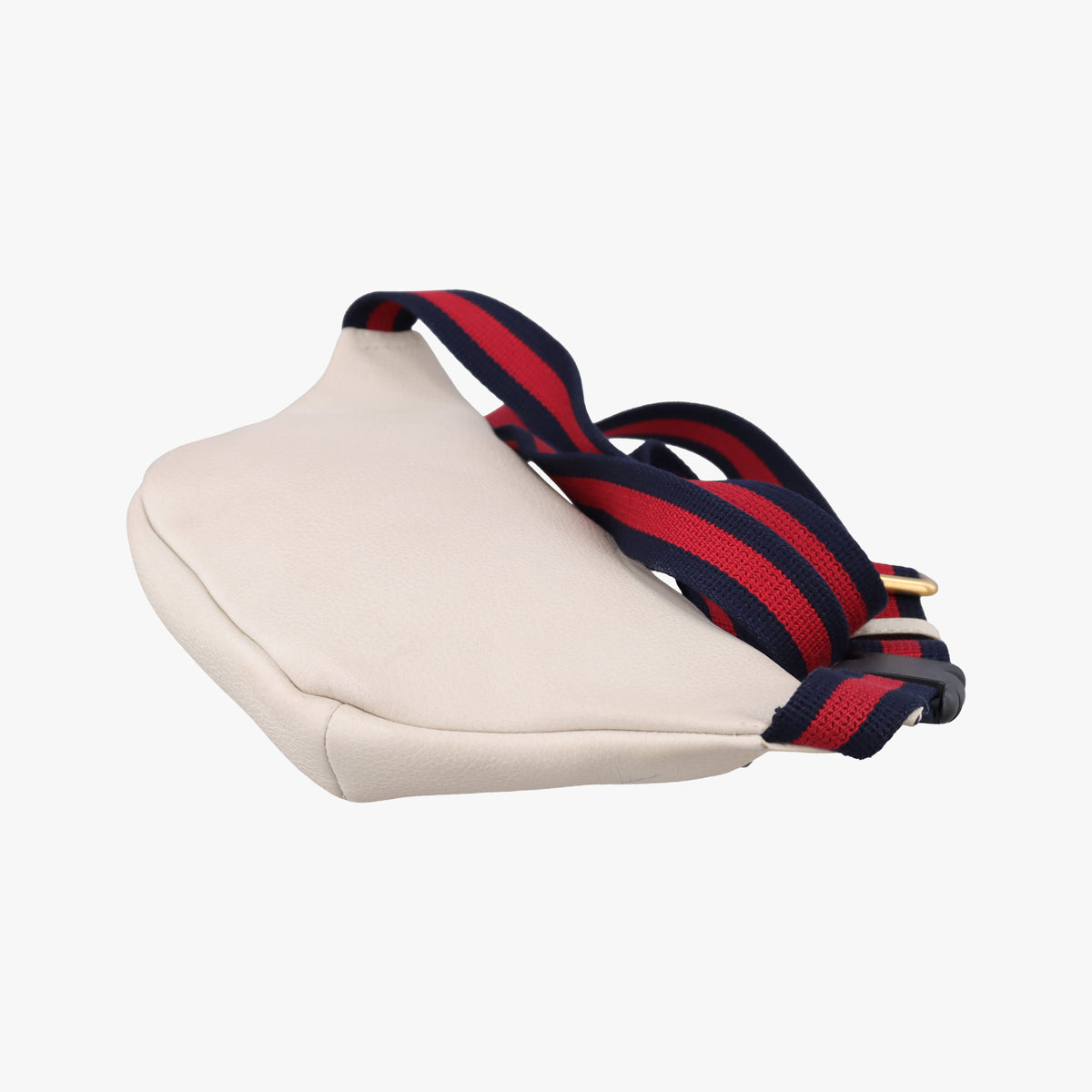 Pre-owned Gucci Print White Leather 527792 bum bag/waist bag | stylenewstar