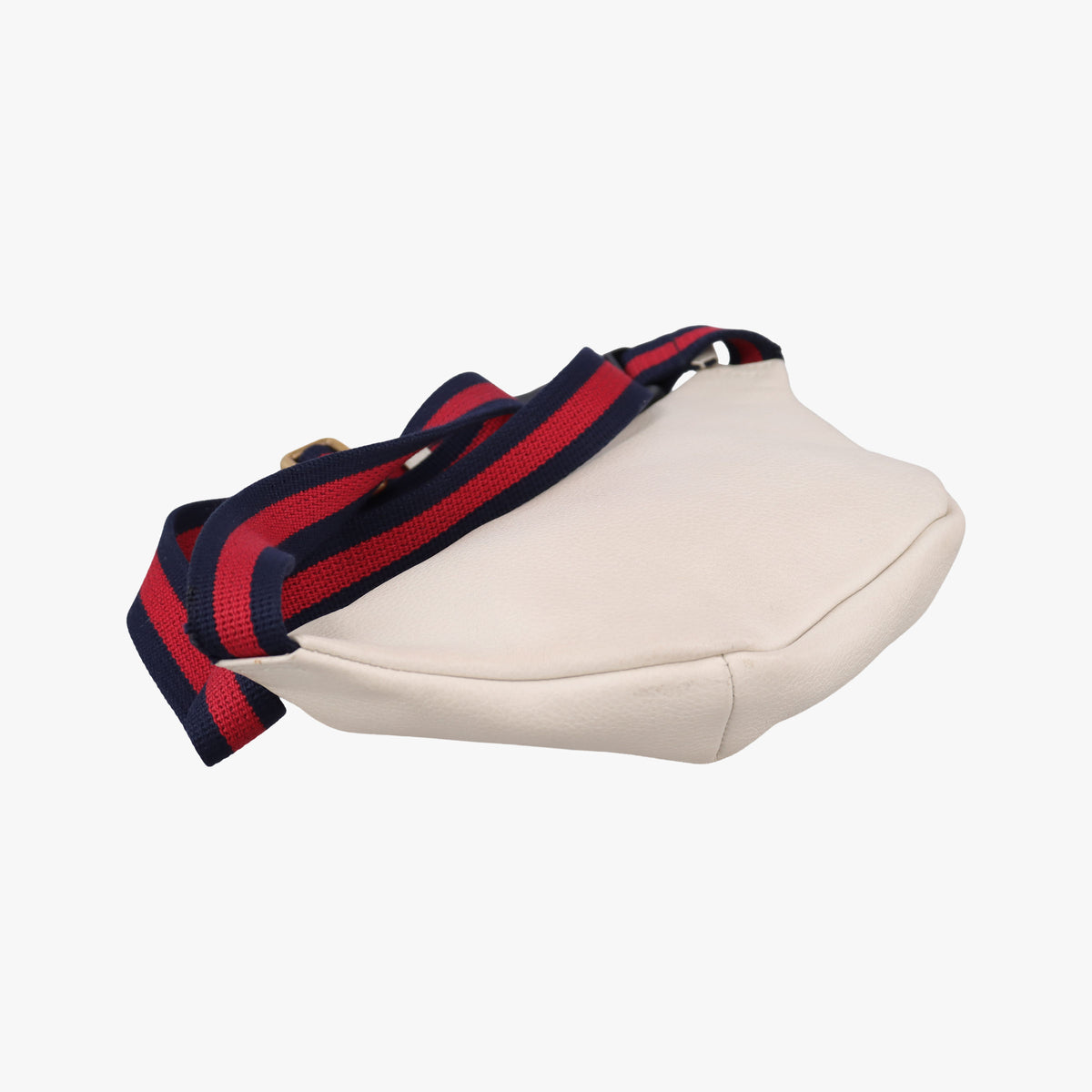 Pre-owned Gucci Print White Leather 527792 bum bag/waist bag | stylenewstar