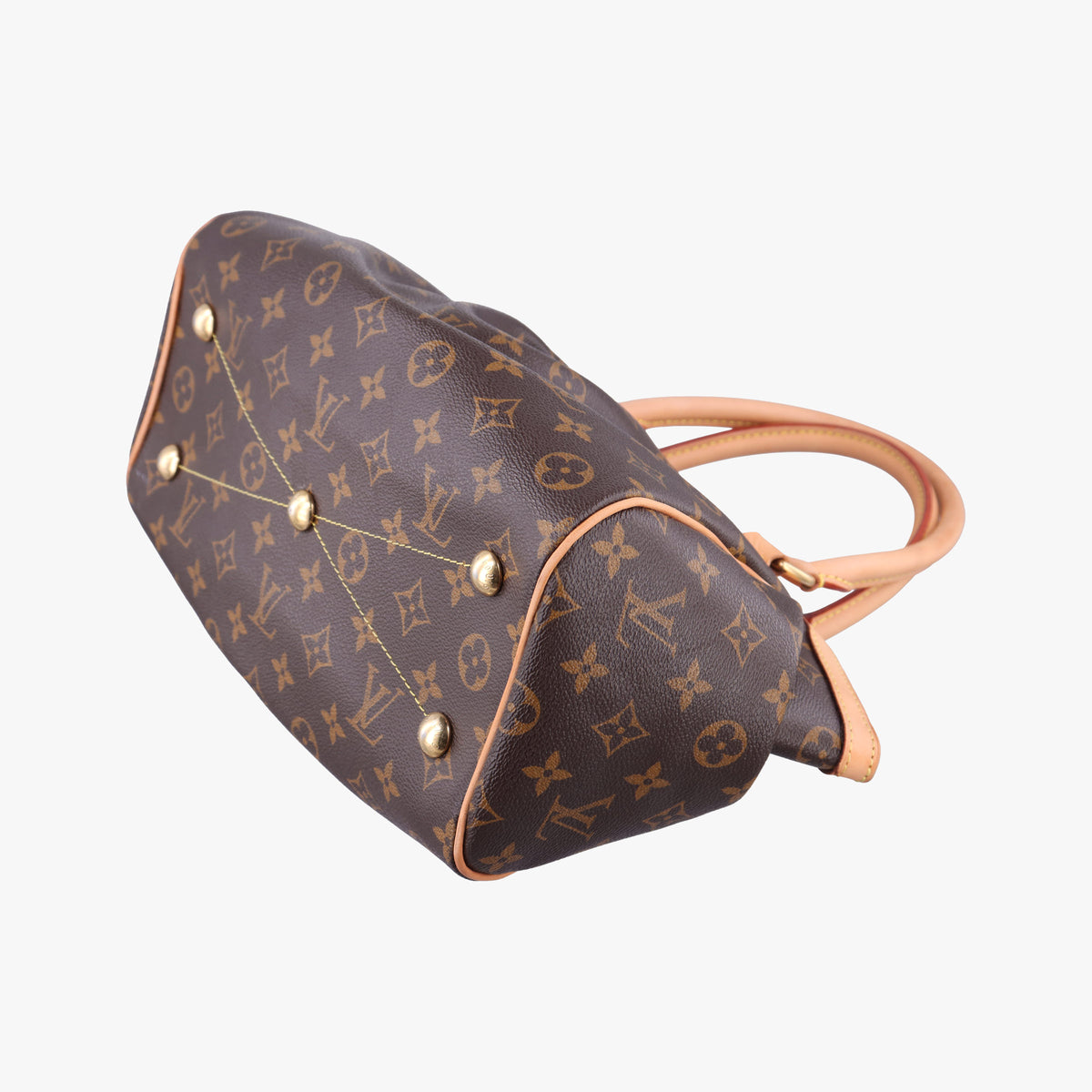 Secondhand Louis Vuitton TIVOLI PM brown Monogram Canvas M40143 handbag | stylenewstar