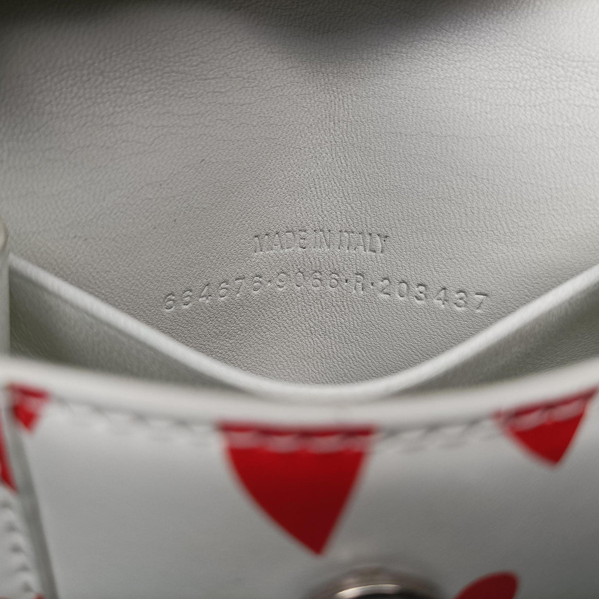 Pre-owned Balenciaga Hourglass White×Red Leather  shoulderbag | stylenewstar