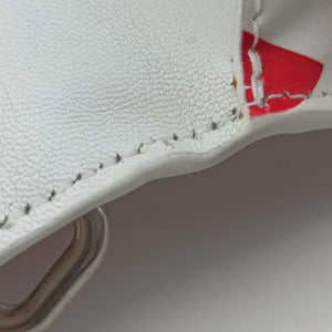 Pre-owned Balenciaga Hourglass White×Red Leather  shoulderbag | stylenewstar