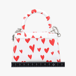 Pre-owned Balenciaga Hourglass White×Red Leather  shoulderbag | stylenewstar