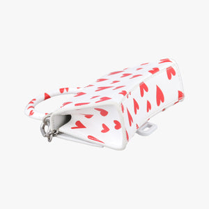 Pre-owned Balenciaga Hourglass White×Red Leather  shoulderbag | stylenewstar