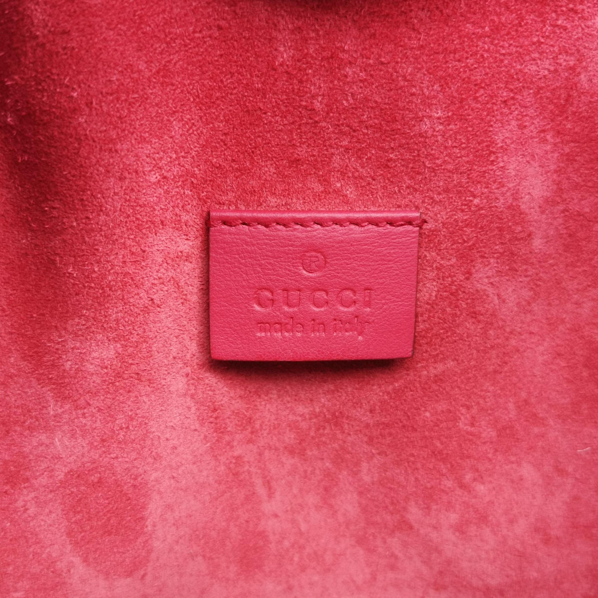 Pre-owned Gucci Dionysus beige×red PVC coated canvas×suede 421970 shoulderbag | stylenewstar