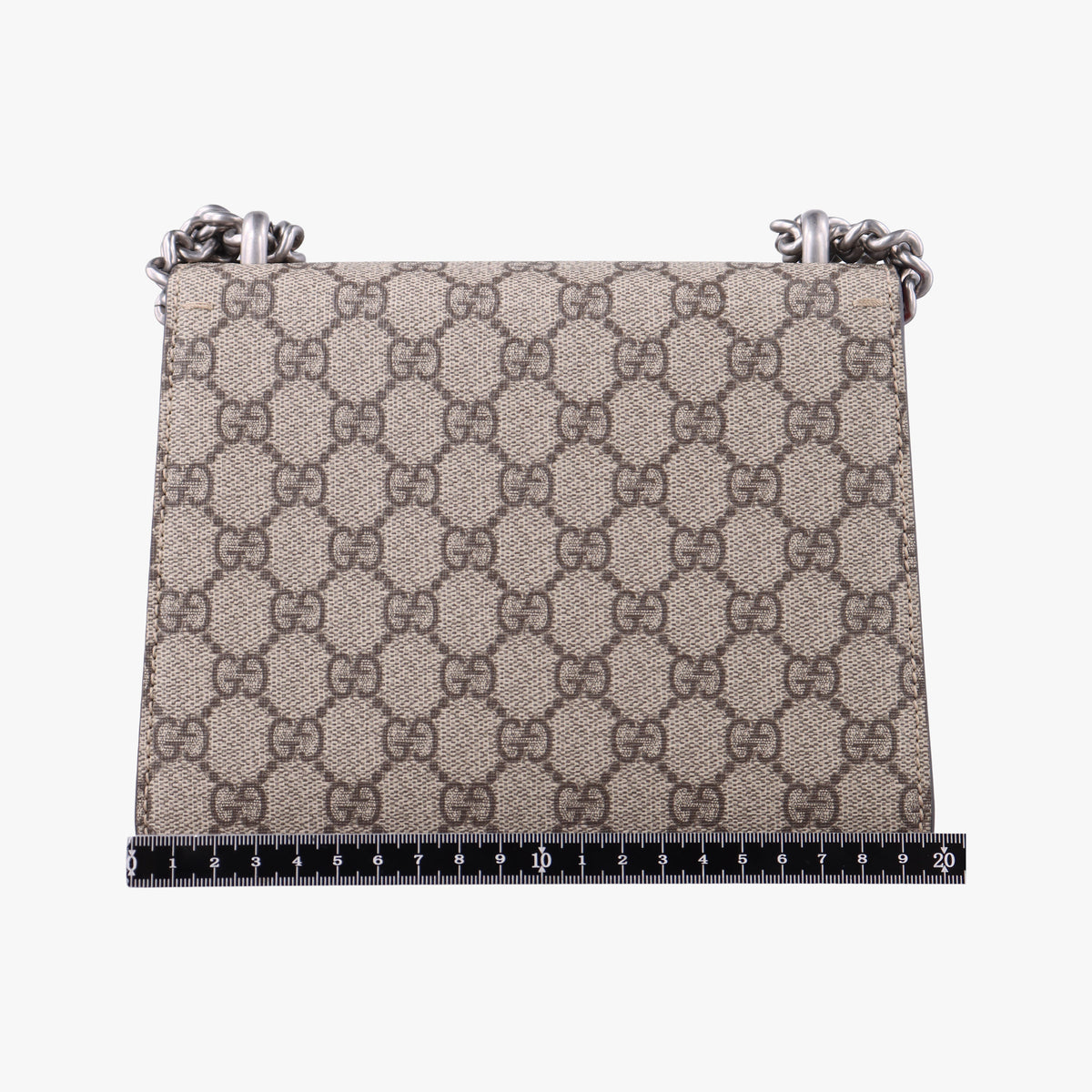 Pre-owned Gucci Dionysus beige×red PVC coated canvas×suede 421970 shoulderbag | stylenewstar