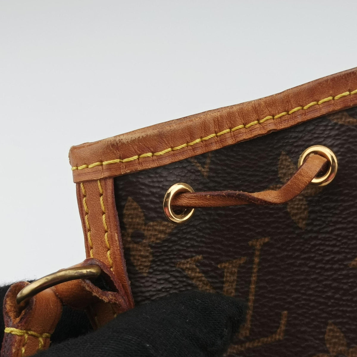 Pre-owned Louis Vuitton Nano Noe Brown Monogram Canvas M41346 shoulderbag | stylenewstar