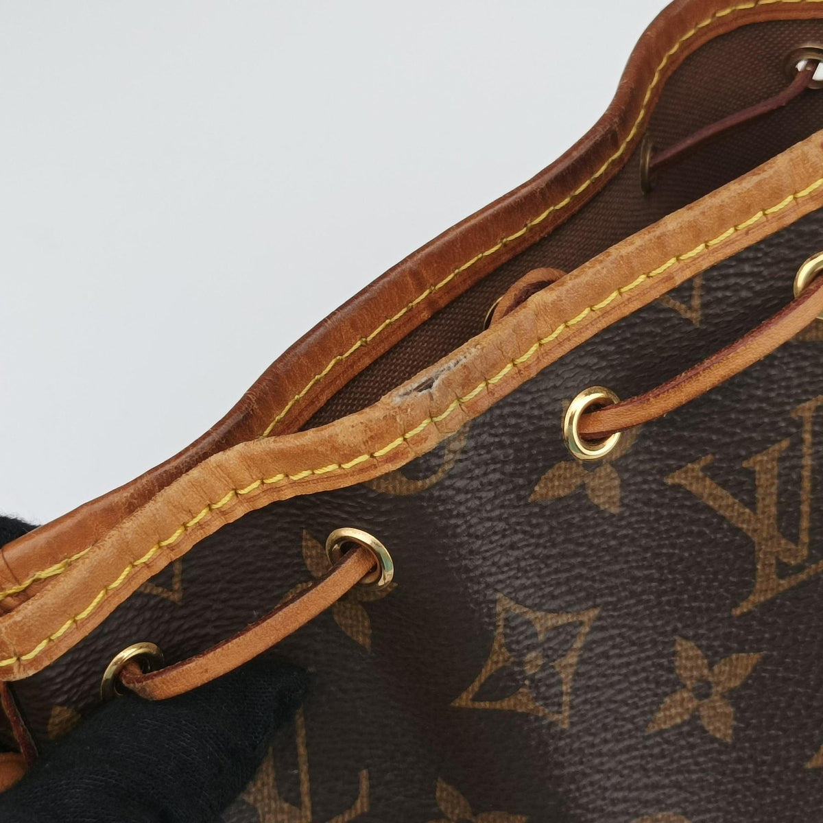 Pre-owned Louis Vuitton Nano Noe Brown Monogram Canvas M41346 shoulderbag | stylenewstar