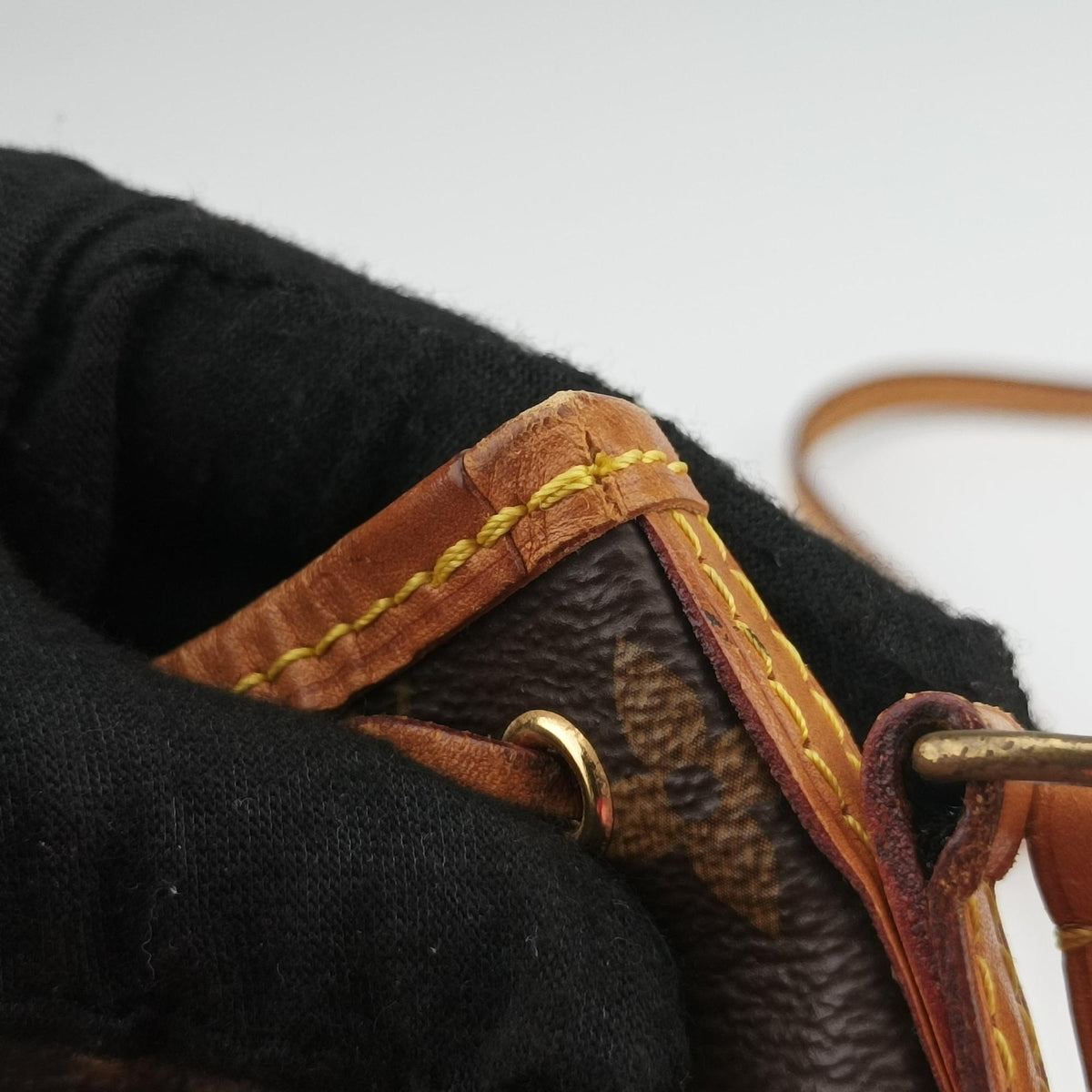Pre-owned Louis Vuitton Nano Noe Brown Monogram Canvas M41346 shoulderbag | stylenewstar