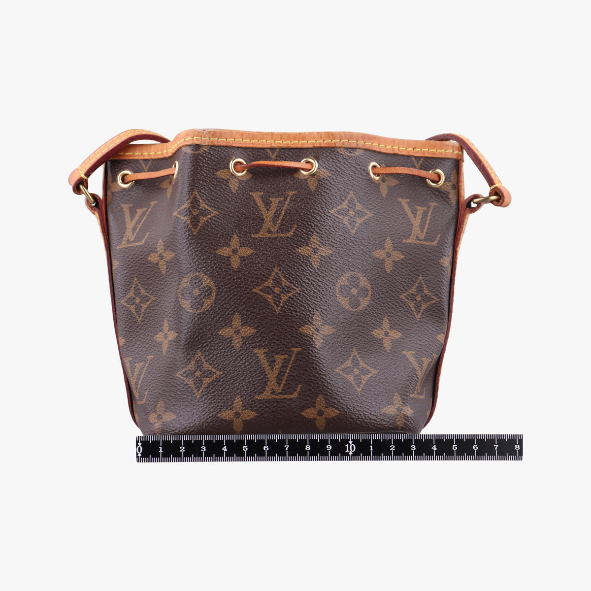 Pre-owned Louis Vuitton Nano Noe Brown Monogram Canvas M41346 shoulderbag | stylenewstar