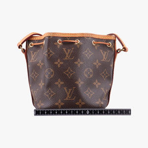 Pre-owned Louis Vuitton Nano Noe Brown Monogram Canvas M41346 shoulderbag | stylenewstar