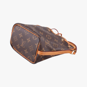Pre-owned Louis Vuitton Nano Noe Brown Monogram Canvas M41346 shoulderbag | stylenewstar