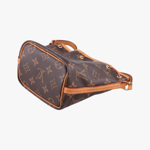 Pre-owned Louis Vuitton Nano Noe Brown Monogram Canvas M41346 shoulderbag | stylenewstar
