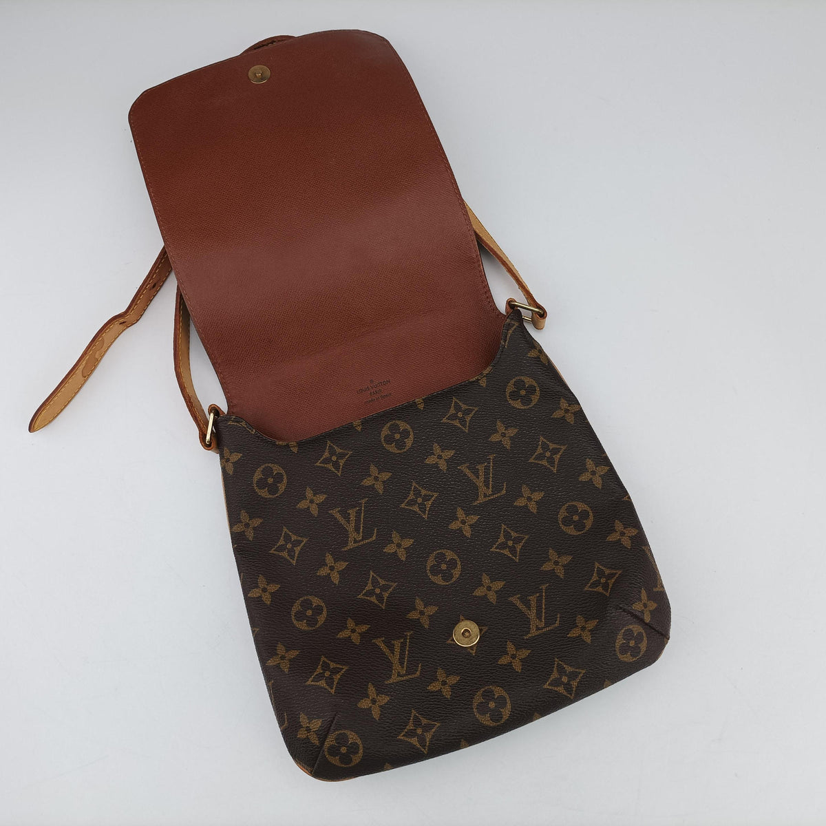Pre-owned Louis Vuitton Mustet Salsa (short strap) Brown Monogram Canvas M51258 shoulderbag | stylenewstar