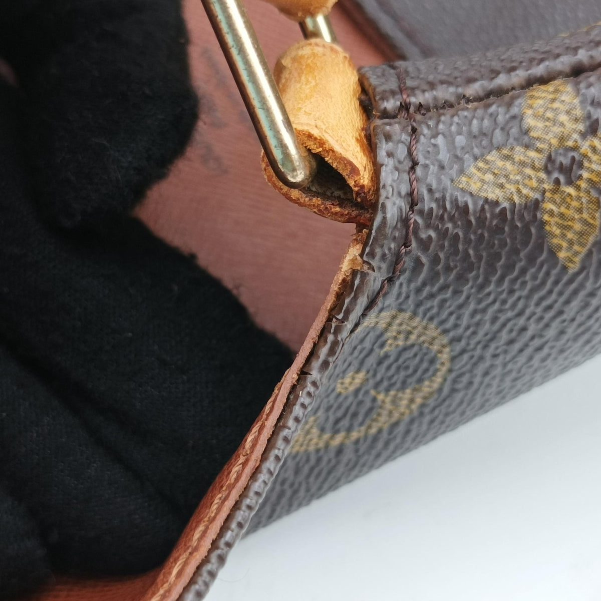 Pre-owned Louis Vuitton Mustet Salsa (short strap) Brown Monogram Canvas M51258 shoulderbag | stylenewstar