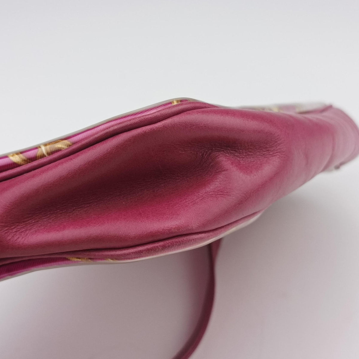 Pre-owned Louis Vuitton Charm Pochette Accessoires pink×multicolor leather×vinyl M95160 shoulderbag | stylenewstar