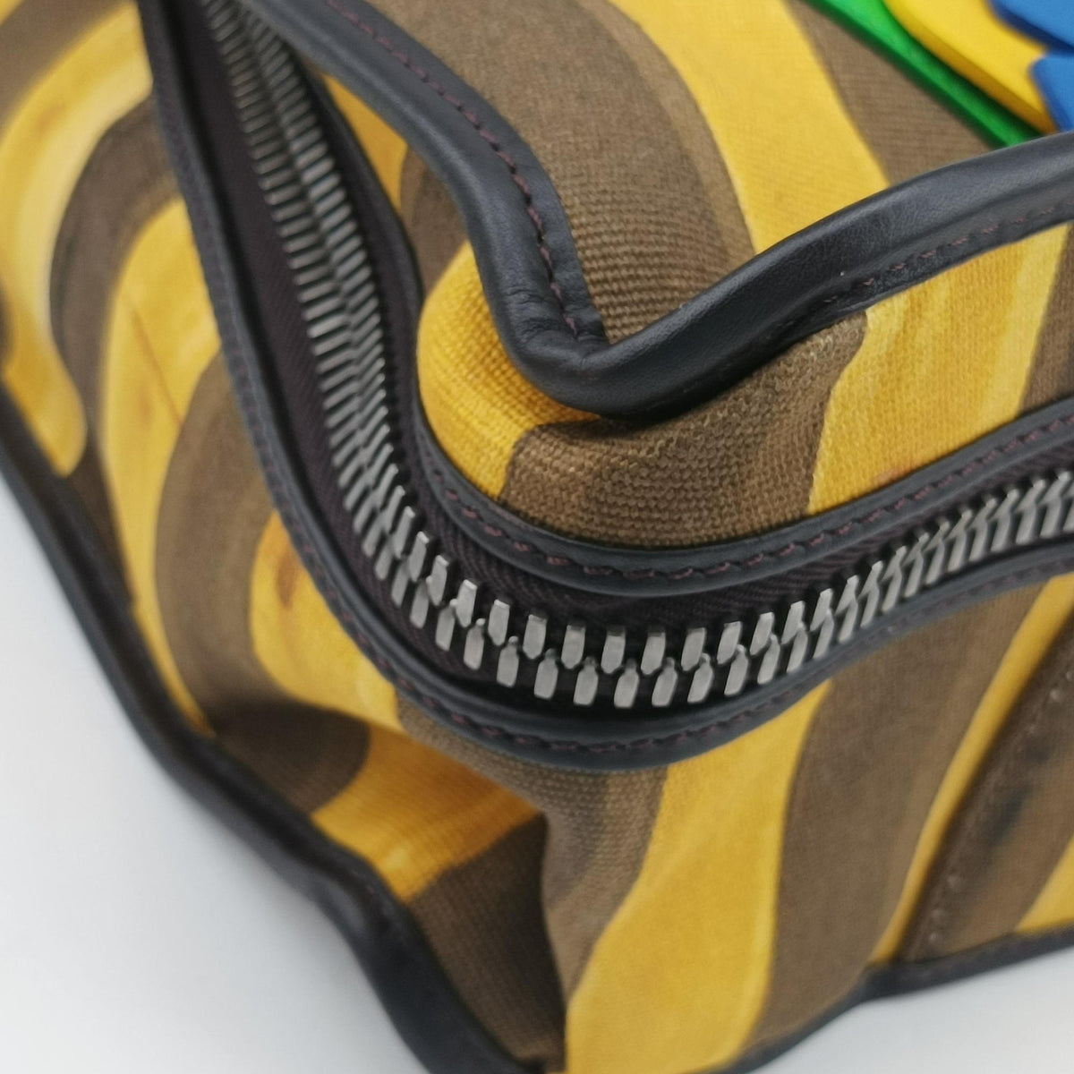 Secondhand Fendi Floral briefcase Multicolour canvas 7VV131 shoulderbag | stylenewstar