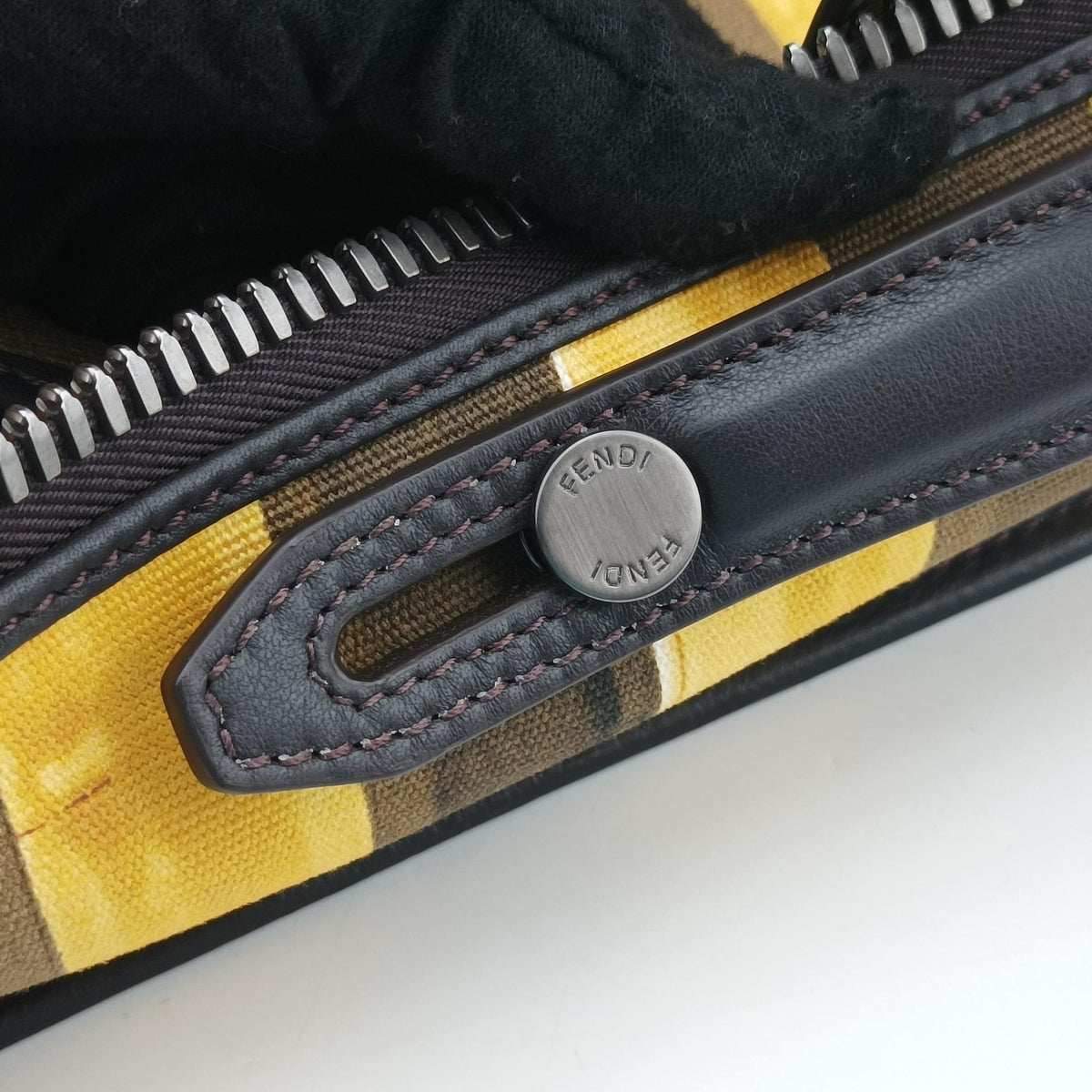 Secondhand Fendi Floral briefcase Multicolour canvas 7VV131 shoulderbag | stylenewstar