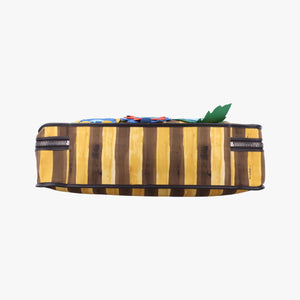 Secondhand Fendi Floral briefcase Multicolour canvas 7VV131 shoulderbag | stylenewstar