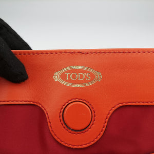 Vintage TODS D-Styling Red x Orange Leather  shoulderbag | stylenewstar