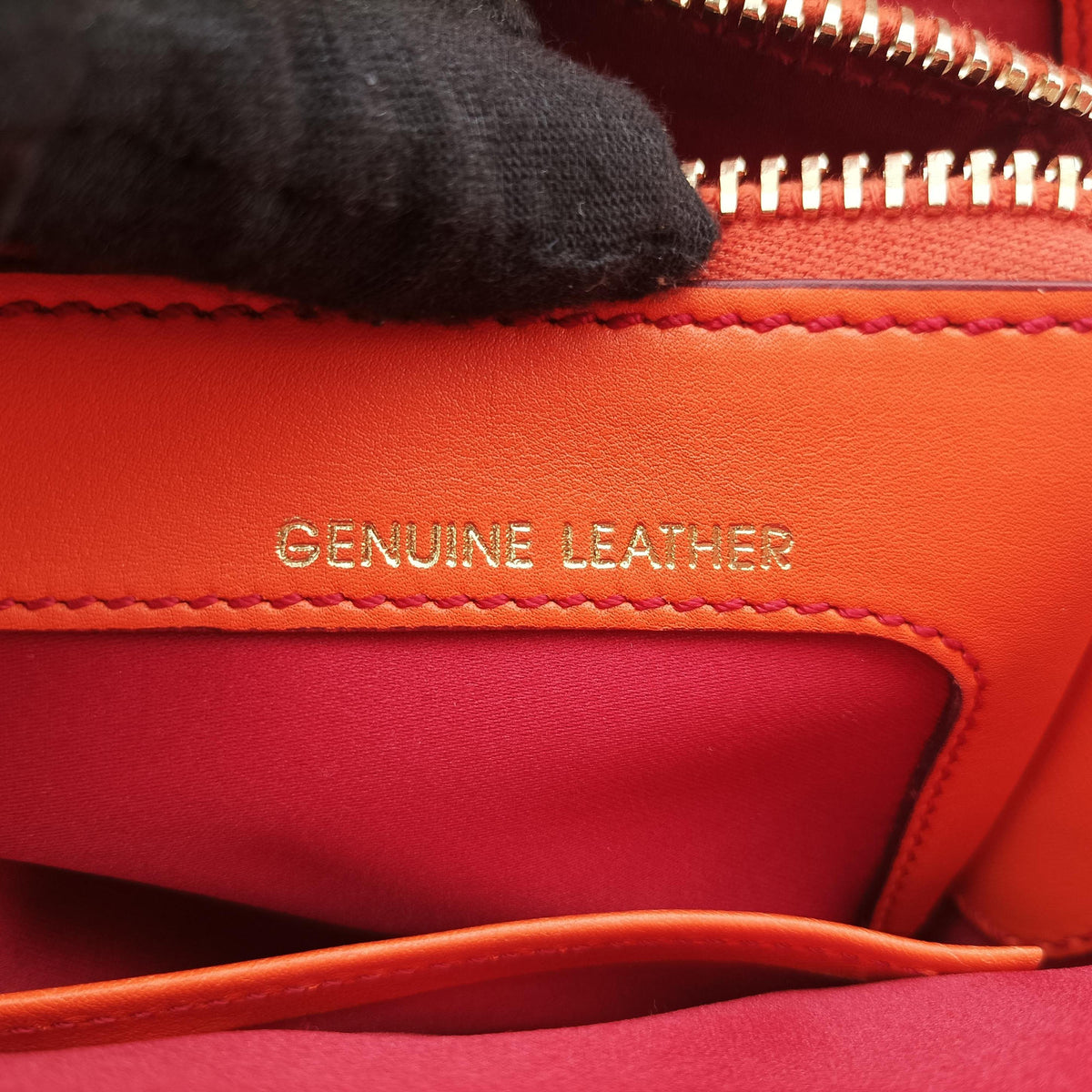 Vintage TODS D-Styling Red x Orange Leather  shoulderbag | stylenewstar