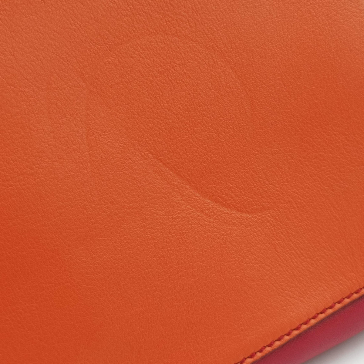 Vintage TODS D-Styling Red x Orange Leather  shoulderbag | stylenewstar