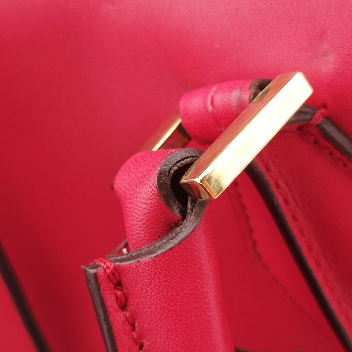 Vintage TODS D-Styling Red x Orange Leather  shoulderbag | stylenewstar
