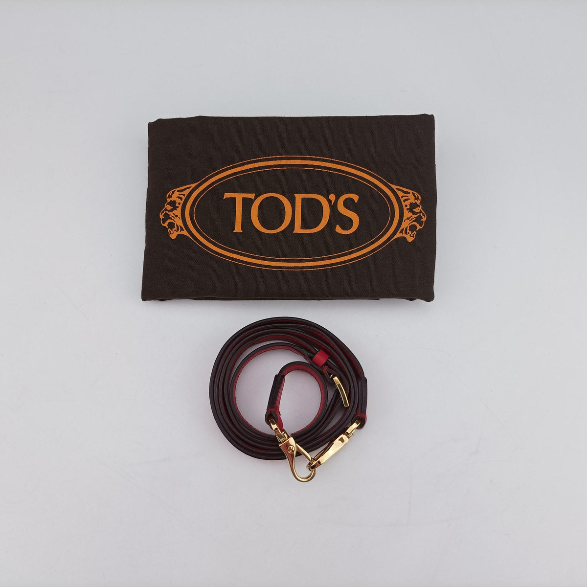 Vintage TODS D-Styling Red x Orange Leather  shoulderbag | stylenewstar