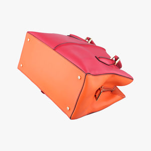 Vintage TODS D-Styling Red x Orange Leather  shoulderbag | stylenewstar