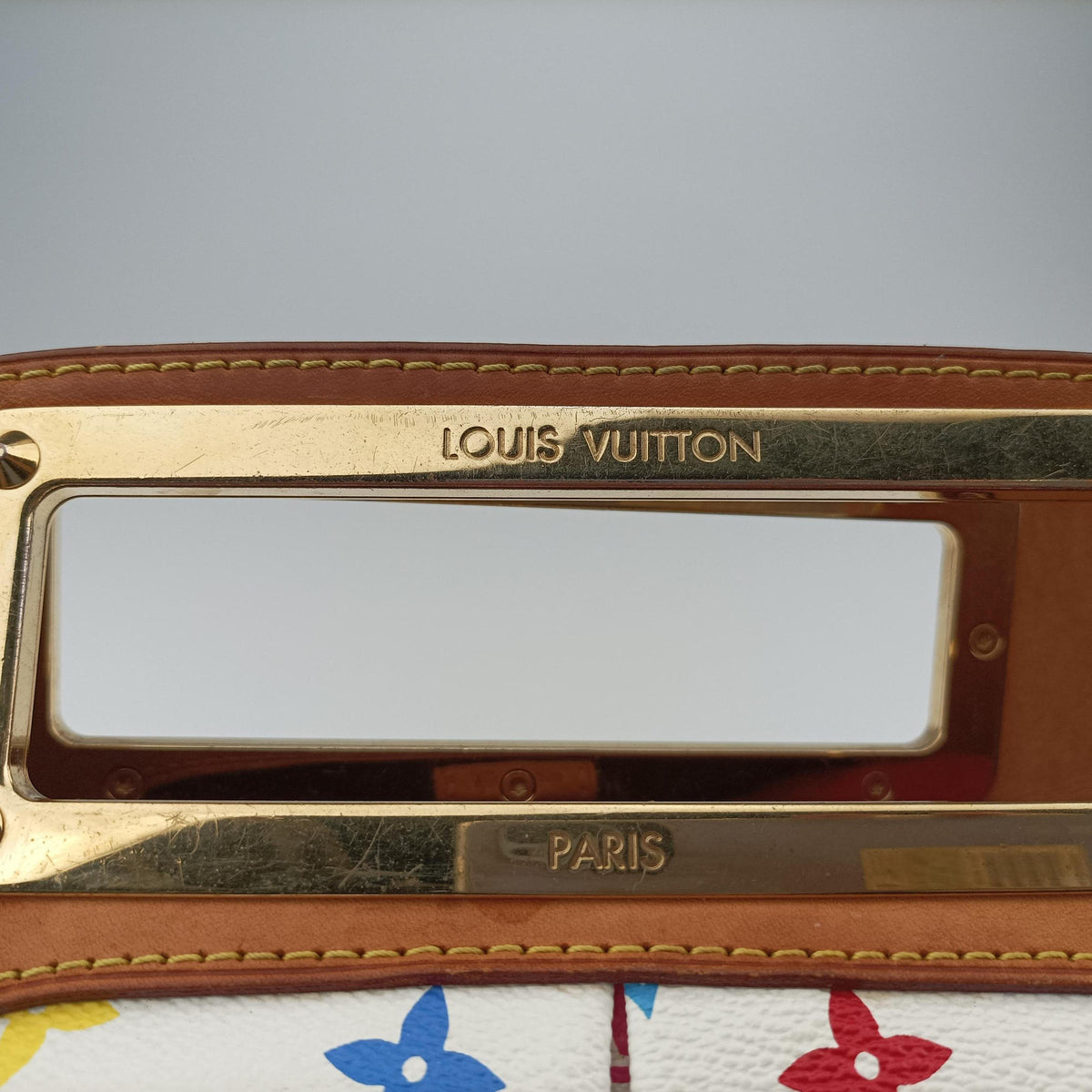 Secondhand Louis Vuitton JUDY MM white Monogram Multicolor M40255 shoulderbag | stylenewstar
