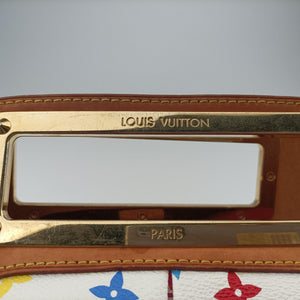 Secondhand Louis Vuitton JUDY MM white Monogram Multicolor M40255 shoulderbag | stylenewstar