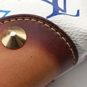 Secondhand Louis Vuitton JUDY MM white Monogram Multicolor M40255 shoulderbag | stylenewstar