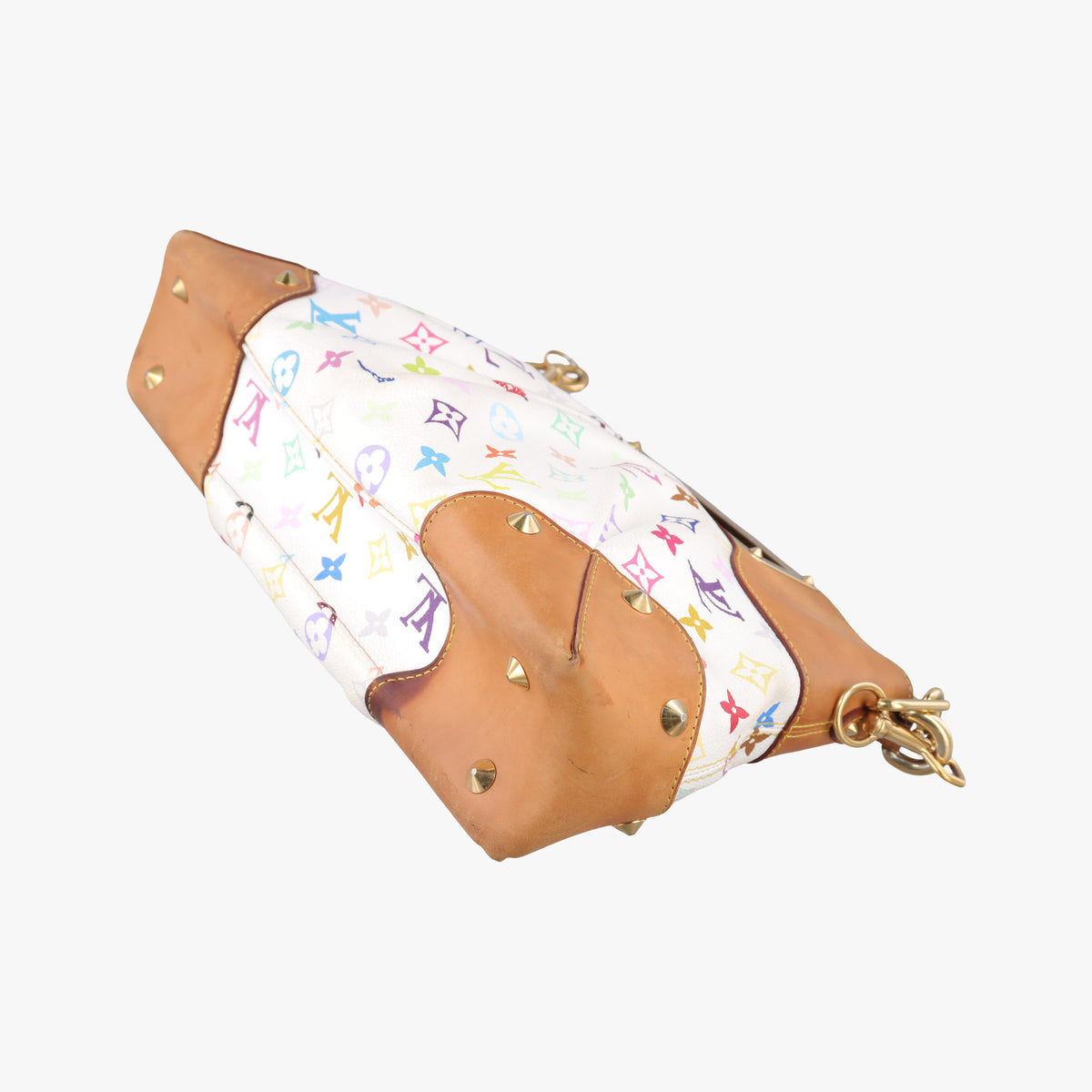 Secondhand Louis Vuitton JUDY MM white Monogram Multicolor M40255 shoulderbag | stylenewstar
