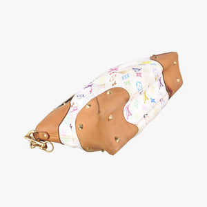 Secondhand Louis Vuitton JUDY MM white Monogram Multicolor M40255 shoulderbag | stylenewstar