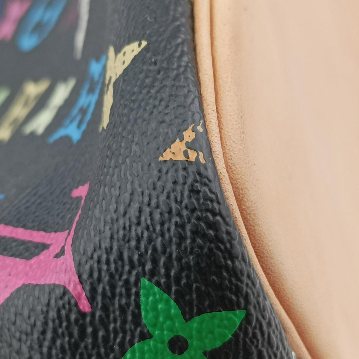 Secondhand Louis Vuitton Petit Noe Noir Monogram Multicolor M42230 shoulderbag | stylenewstar