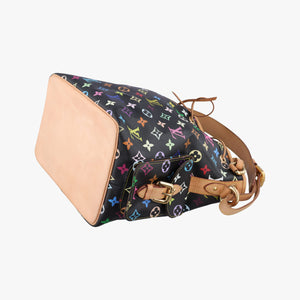 Secondhand Louis Vuitton Petit Noe Noir Monogram Multicolor M42230 shoulderbag | stylenewstar