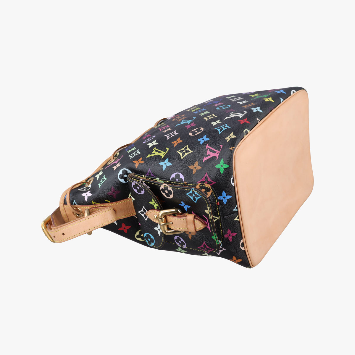 Secondhand Louis Vuitton Petit Noe Noir Monogram Multicolor M42230 shoulderbag | stylenewstar