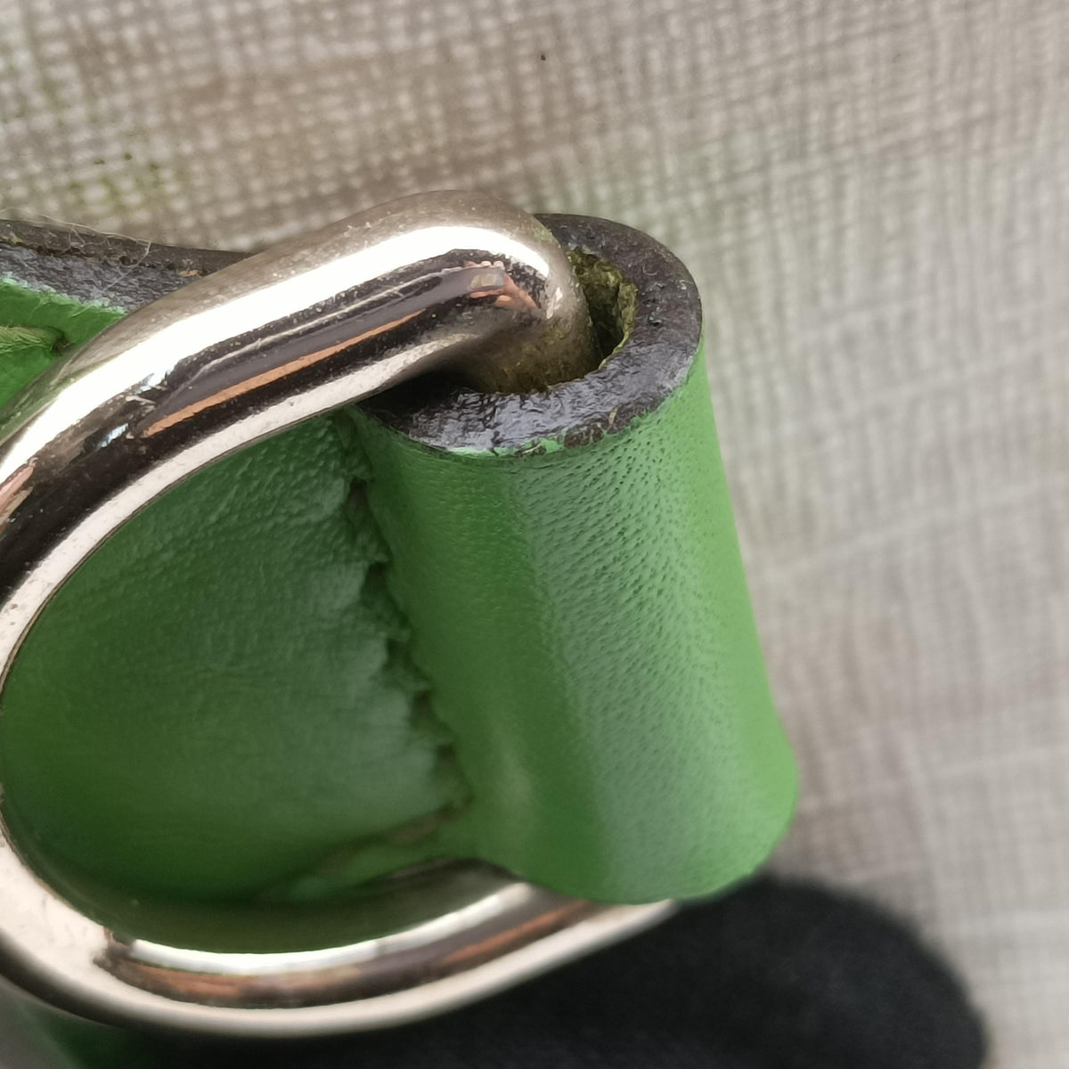 Vintage Gucci UNICEF Joy Green x White x Black PVC coated canvas 189895 handbag | stylenewstar