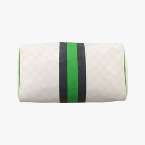 Vintage Gucci UNICEF Joy Green x White x Black PVC coated canvas 189895 handbag | stylenewstar
