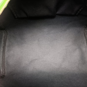 Vintage Gucci UNICEF Joy Green x White x Black PVC coated canvas 189895 handbag | stylenewstar
