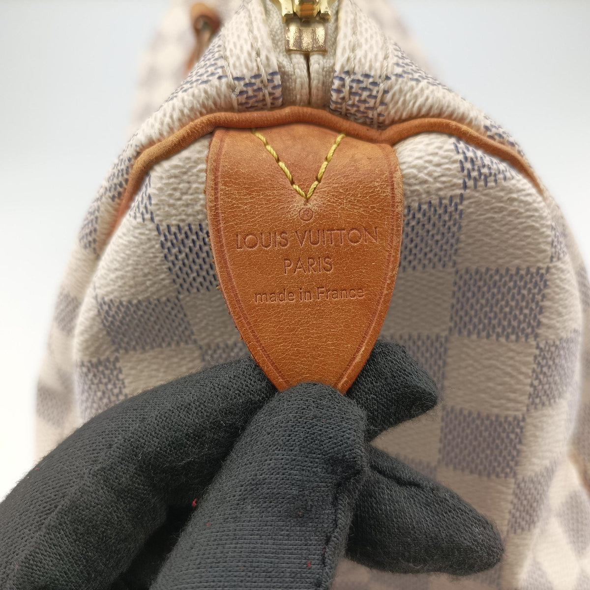 Pre-owned Louis Vuitton Speedy 35 Azur Damier Canvas N41535 handbag | stylenewstar