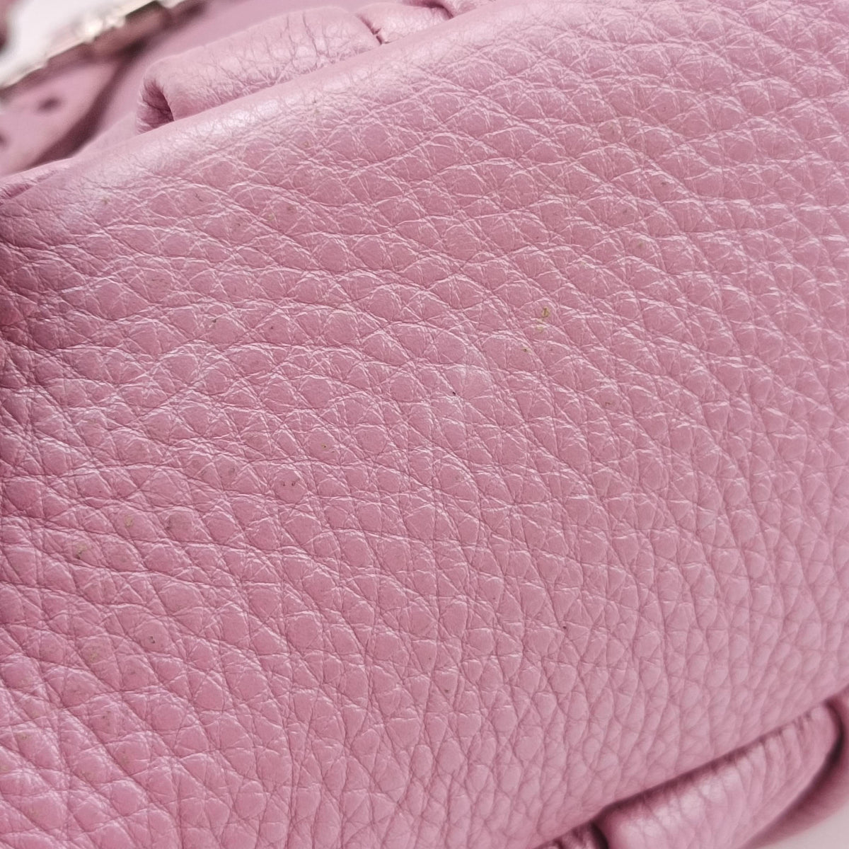Pre-owned Fendi Selleria Pomodorino Pink Leather 8BR595 handbag | stylenewstar