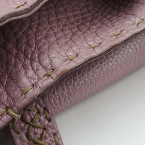 Pre-owned Fendi Selleria Pomodorino Pink Leather 8BR595 handbag | stylenewstar