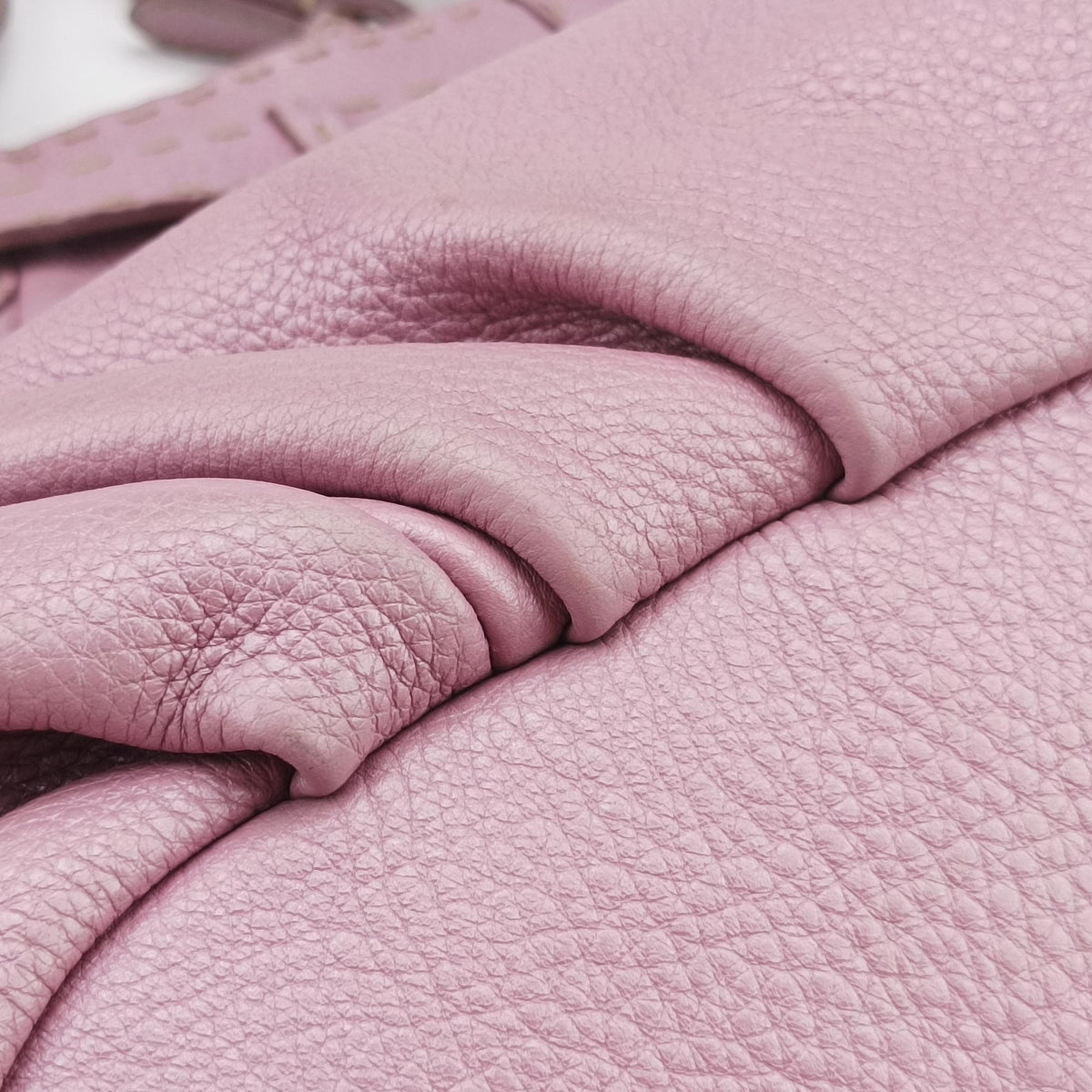 Pre-owned Fendi Selleria Pomodorino Pink Leather 8BR595 handbag | stylenewstar