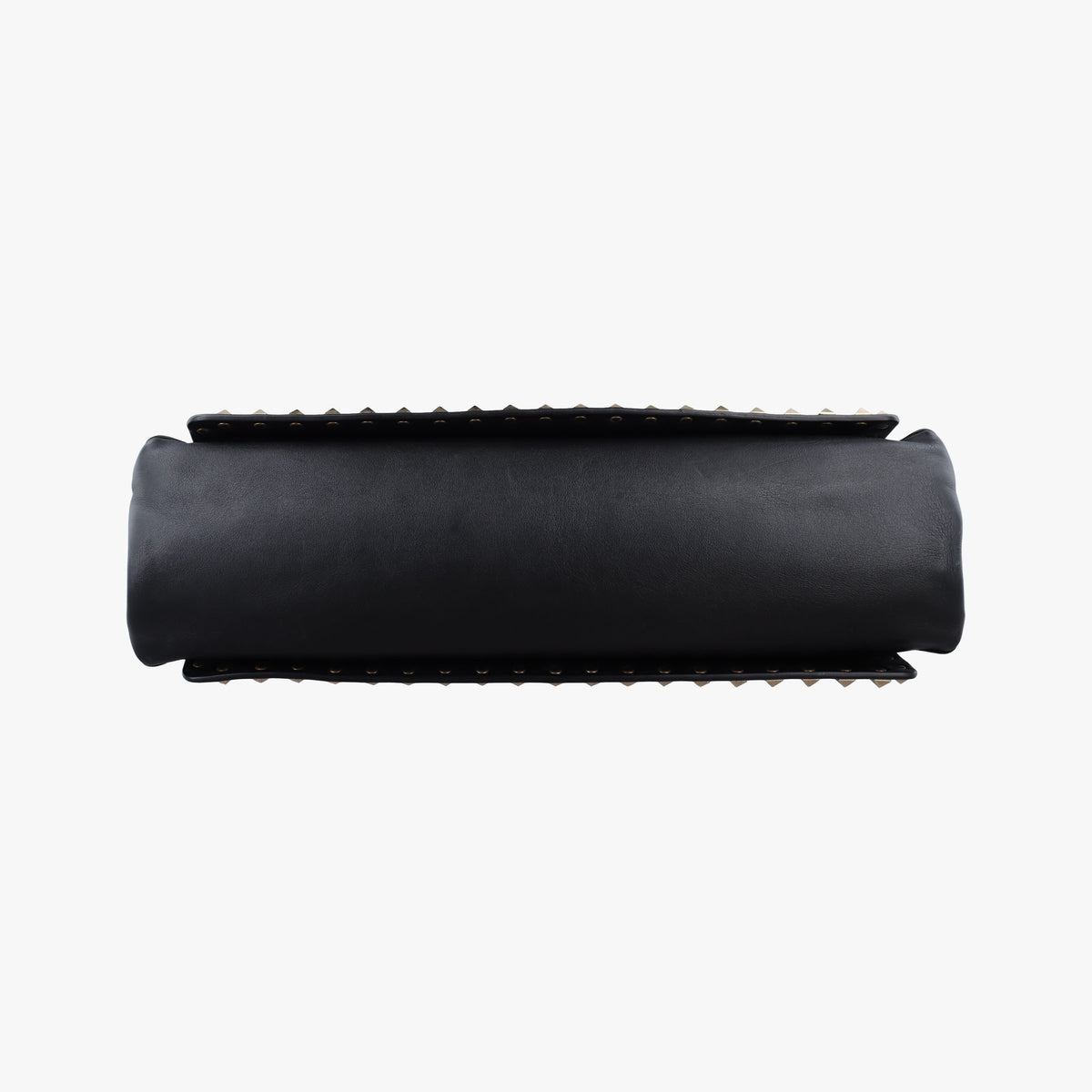 Pre-owned Valentino Rockstud Black Leather  shoulderbag | stylenewstar