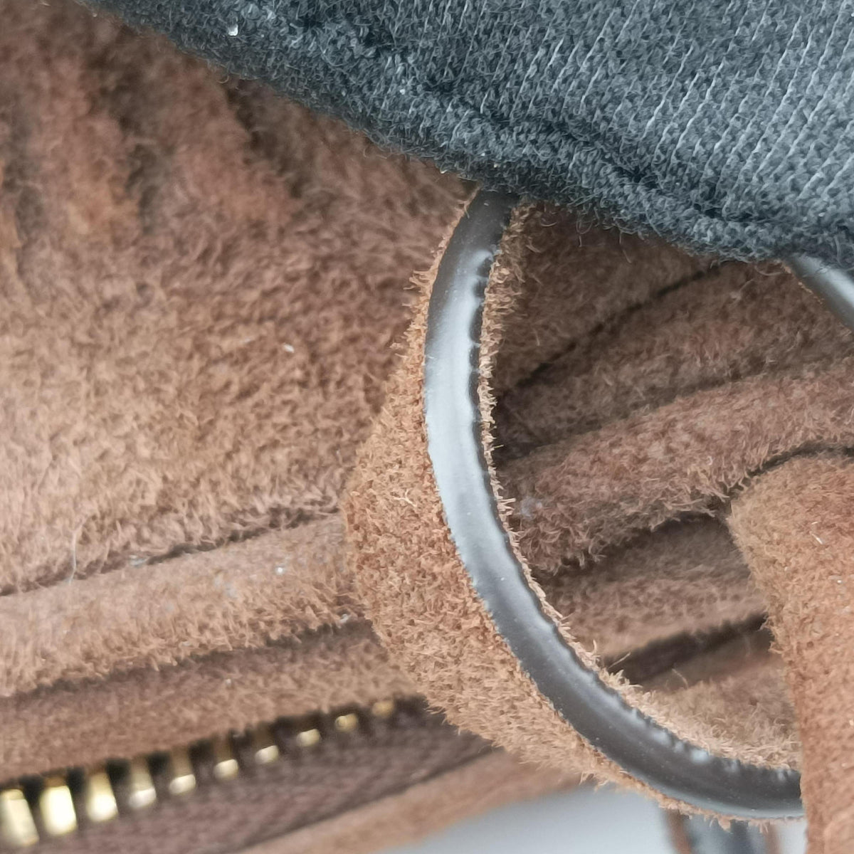 Pre-owned Miu Miu Micro Beau Brown Suede  shoulderbag | stylenewstar